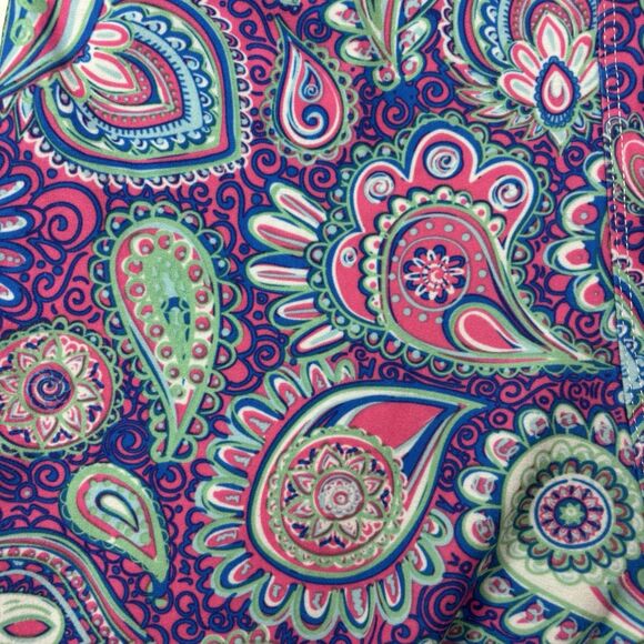 Simply Southern Women's S/M Small Medium Paisley Groovy Bell Button Leggings - Picture 9 of 16